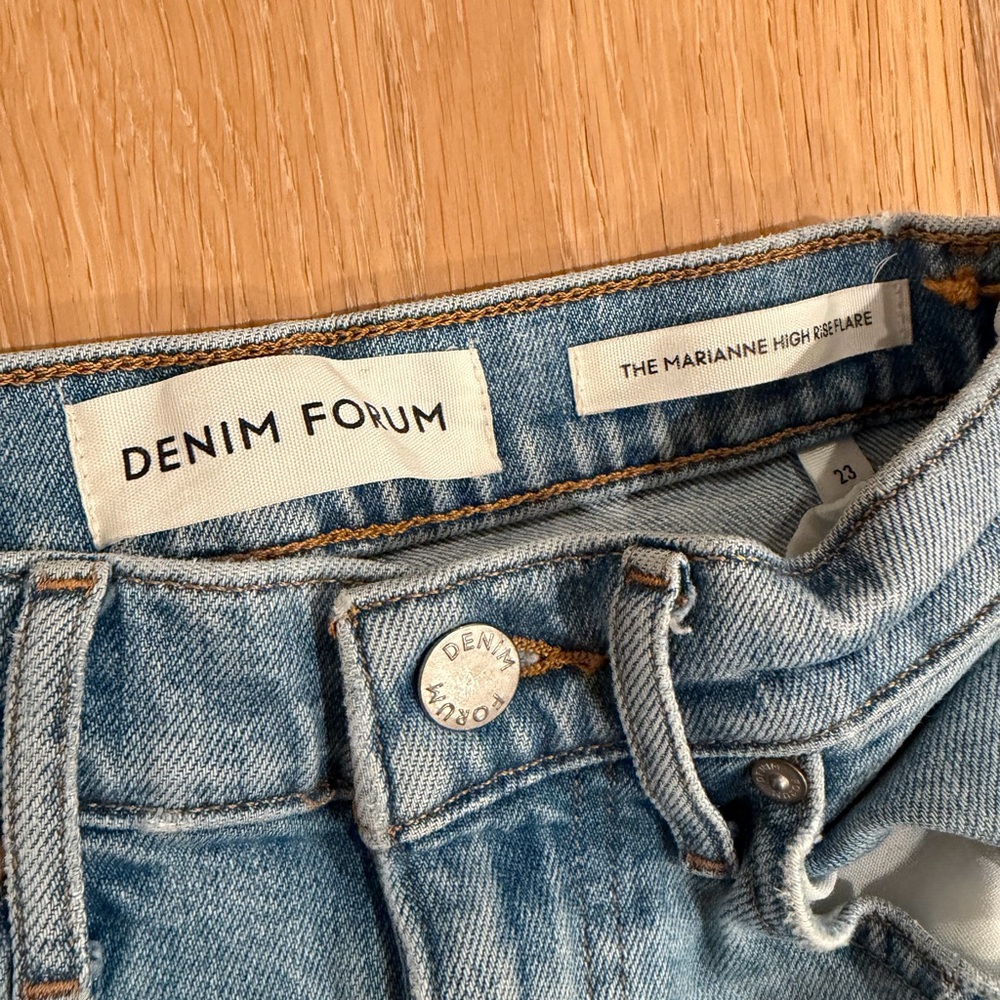 Denim Forum • Marianne High Rise Flare Jeans - Picture 3 of 8